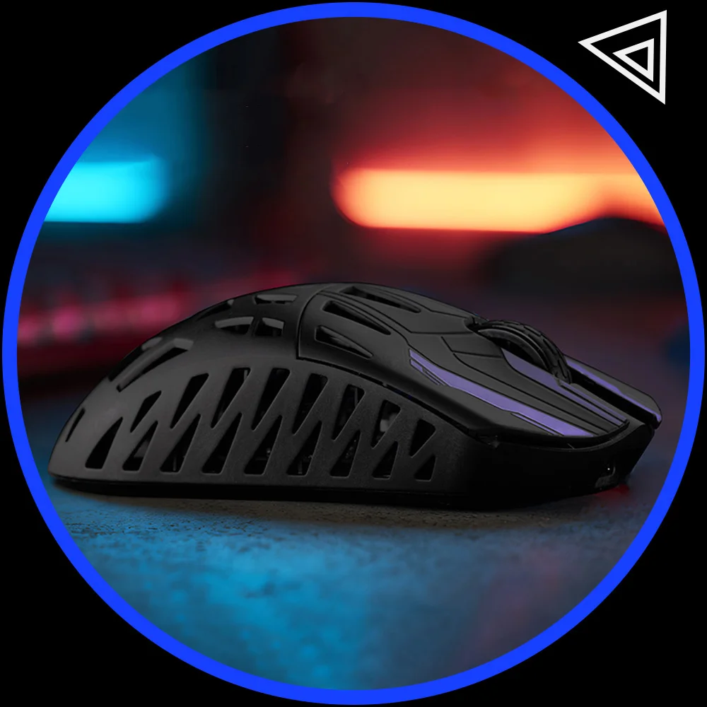 

IROK HE6 Ultra Mouse Tri Mode Mouse Paw3950 Беспроводная легкая игровая мышь из углеродного волокна 8000 Гц для Valorant CS2, аксессуары для ПК