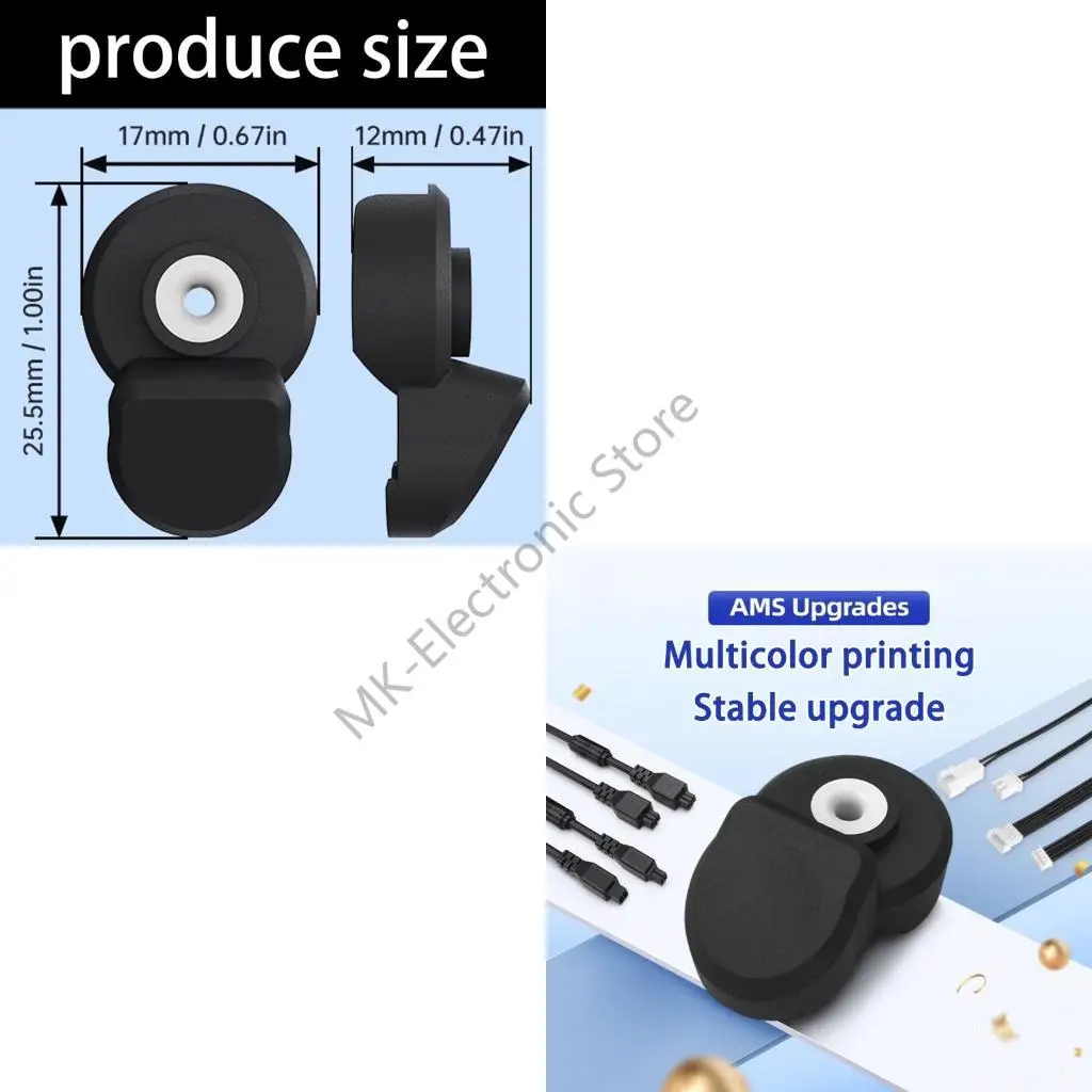 

R2LF 4 шт. Керамические нейлоновые входные отверстия Slack для 3D-принтеров, обеспечивающие высокую износостойкость Простая