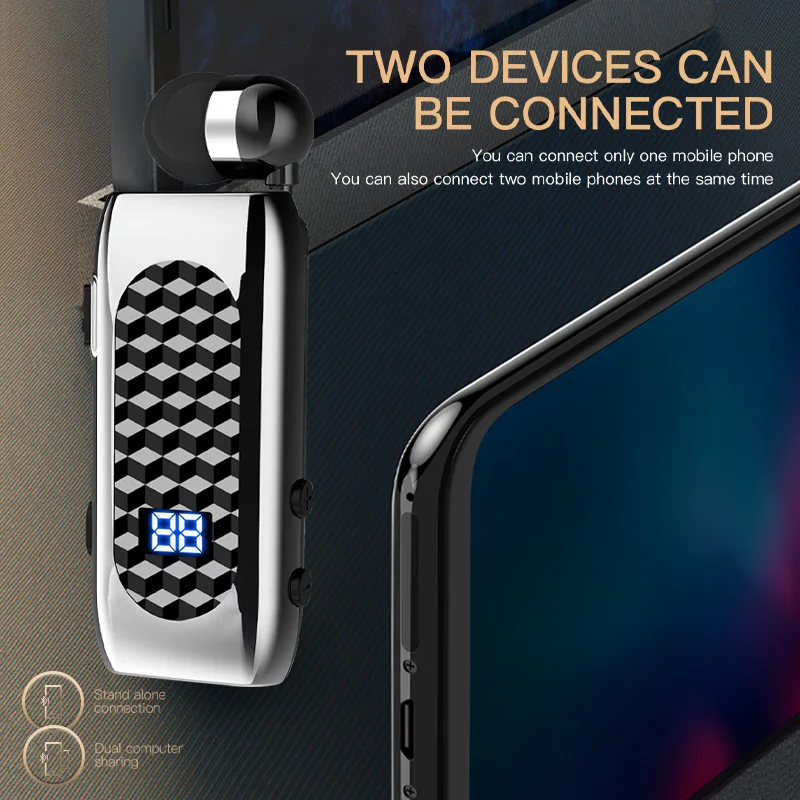DR13 K55 PK F920 Pro سماعة لاسلكية قابلة للسحب محمولة بلوتوث 5.2 سماعة الاهتزاز الرياضة تشغيل سماعة 20H وقت الموسيقى