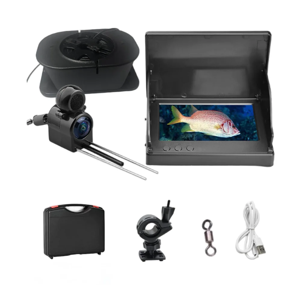 Fishing Equipment Fish Finder Fishing Spot Finder 15m Cable Length 220 Wide Angle Lens Adjustable Voltage 12-24V - Image 2