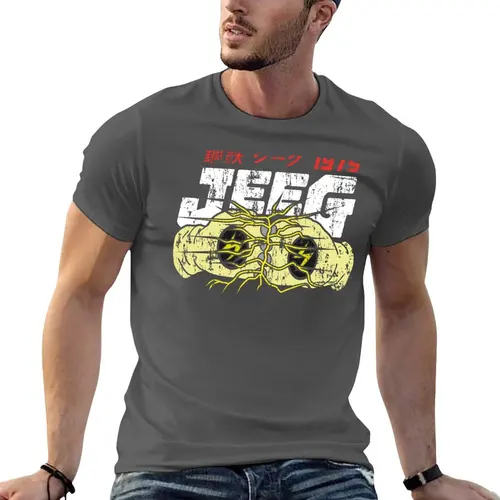 Imagen 1 del producto Nueva camiseta Steel Robot Jeeg, camisetas cortas para fanáticos de los deportes, camisetas de gran tamaño para hombres