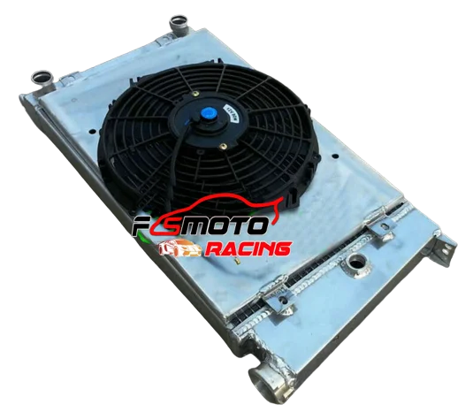 Aluminum radiator +SHROUD + FANS For VW GOLF MK1 / Jetta / CADDY/ SCIROCCO GTI SPEC 1.6L/1.8L 75 76 77 78 79 80 81 1975 1976