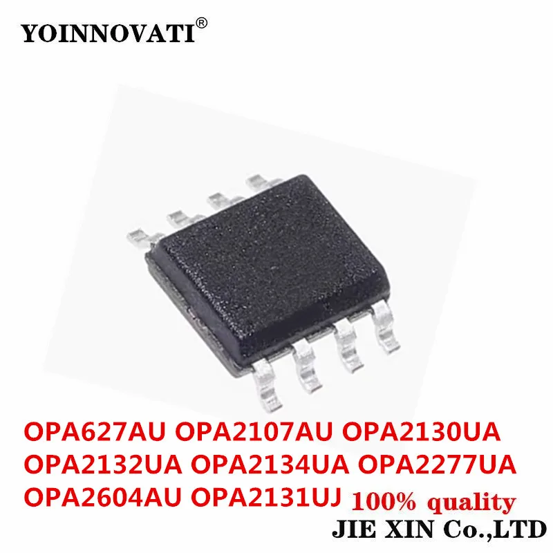 10Pcs OPA627AU OPA2107AU OPA2130UA OPA2132UA OPA2134UA OPA2277UA OPA2604AU OPA2131UJ SOP-8 module Em Estoque Por Atacado