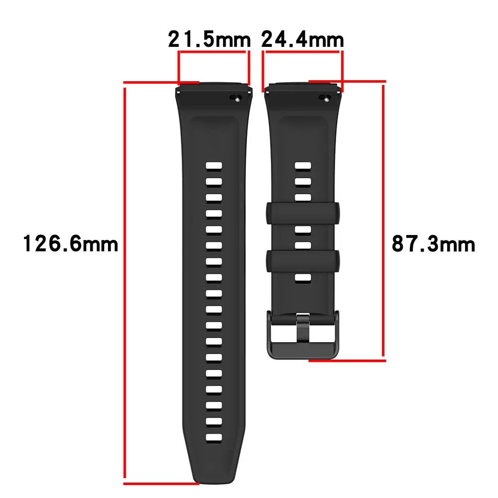 Pulseira de silicone para huawei relógio gt5 pro 46mm pulseira para huawei relógio gt5 pro 46mm pulseira smartwatch acessórios