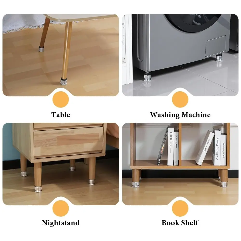 Sturdy Heightening Pad Anti Slip Shock Proof Shock Proof Pad Heightening Bottom Protect Anti Slip Legs Kitchen Appliances