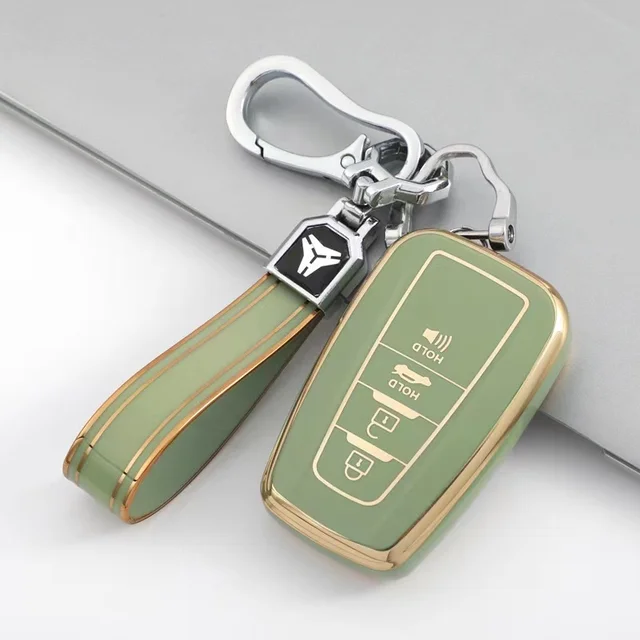 2/3/4 przyciski etui z TPU Fob obudowa kluczyka do samochodu z pilotem pokrywa dla Toyota CHR Camry Corolla RAV4 Highlander C-HR Prius Land Cruiser Prado