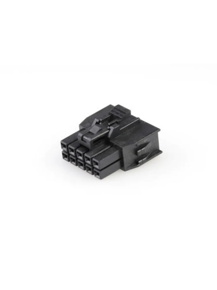(10-50pcs) 1053081210 MOLEX Nano-Fit Receptacle Housing TPA Capable 2.50mm Pitch Dual Row 10 Circuits Black Glow-Wire Capable