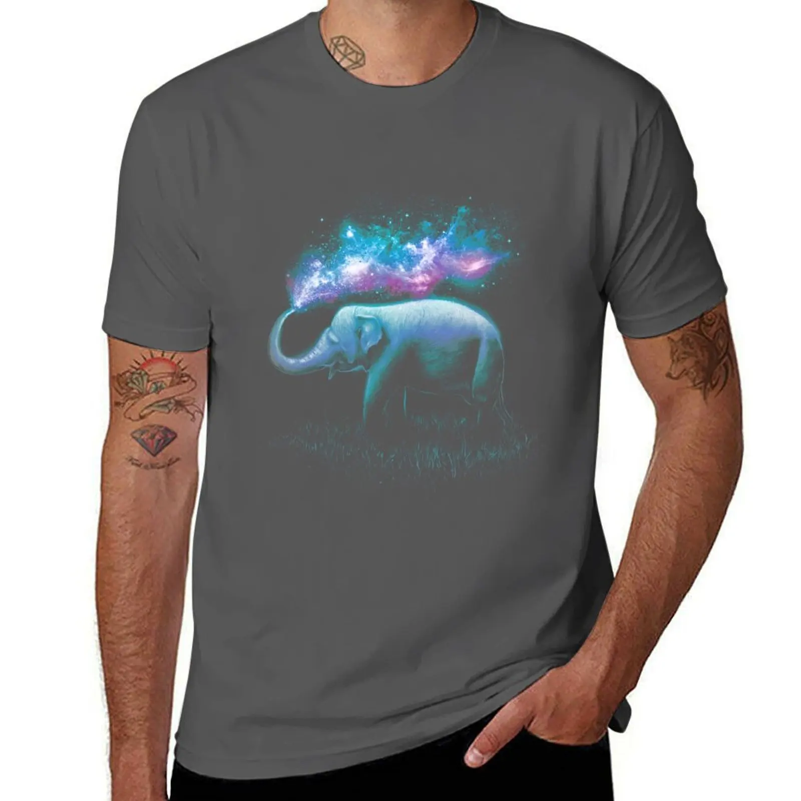 Elephant Splash T-Shirt g man t shirts for men t shirt for man anime tshirt T-Shirt