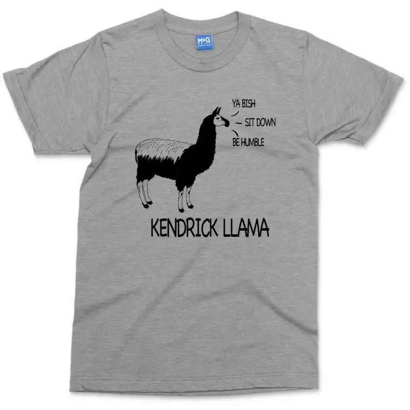 Kendrick Llama Funny T shirt Ya Bish Be Humble Music Hip Hop Song Parody