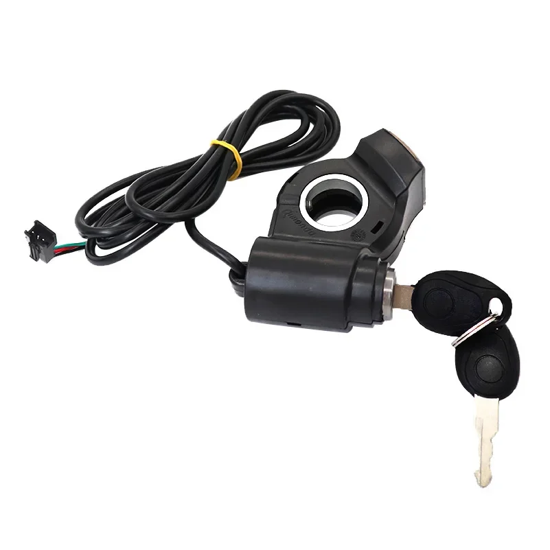 Electric Scooter LCD Thumb Throttle Voltmeter Digital Voltage Display Switch Power with Key Lock Bicycle Accessories image 2