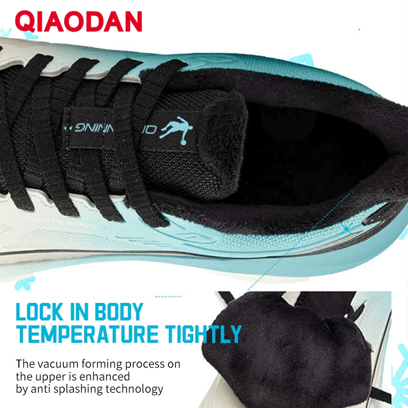 QIAODAN المشي أحذية رياضية Yuyan Lite رجالي عدم الانزلاق مقاوم للماء خفيفة الوزن أحذية رياضية كاجوال لصالة الألعاب الرياضية السفر العمل QXG023254208B #4
