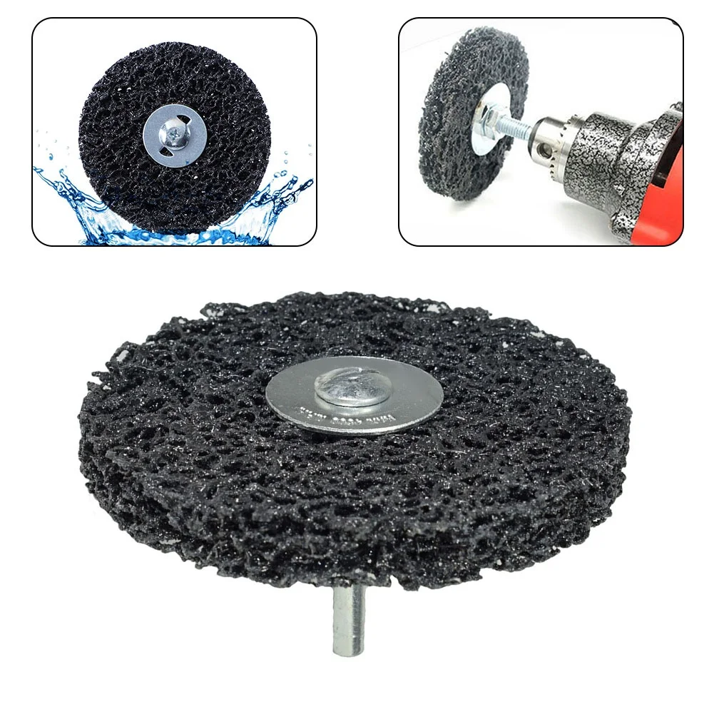Imagem -04 - Poly Strip Disc Roda Abrasiva Paint Rust Remover Clean Grinding Wheels mm Shank para Moedor Elétrico 50 mm 1pc