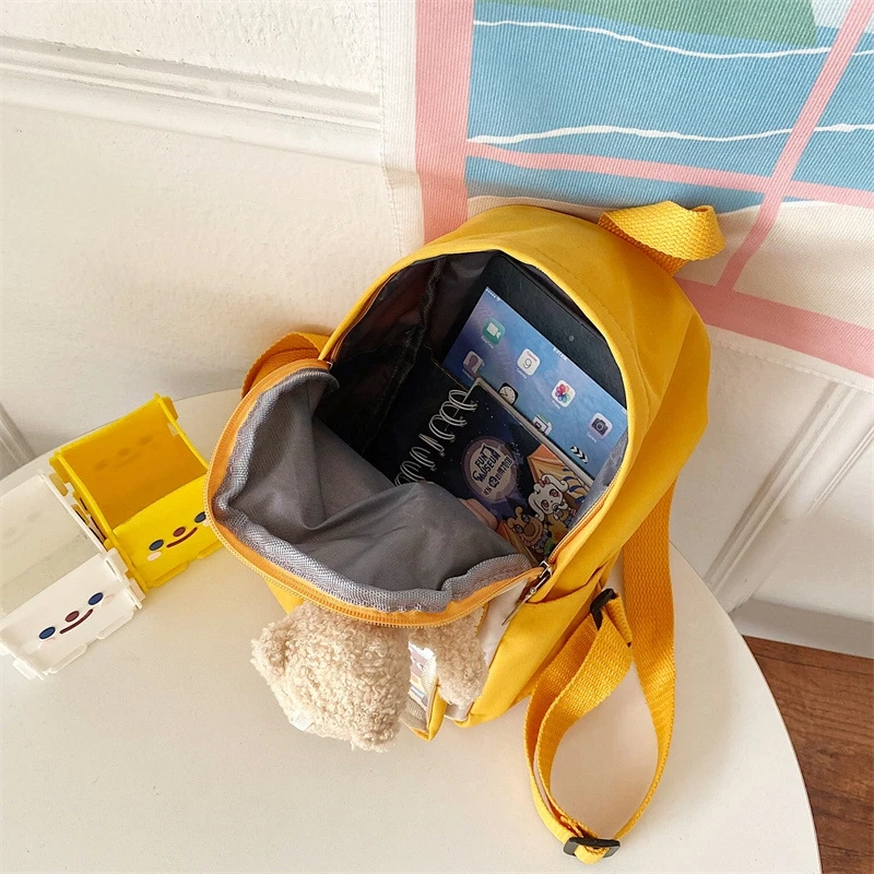 Cute Cartoon Bear Baby Backpack Primary Schoolbag Kindergarten Kids Bags Backpacks Children\'s Boys Girls Gift Storage