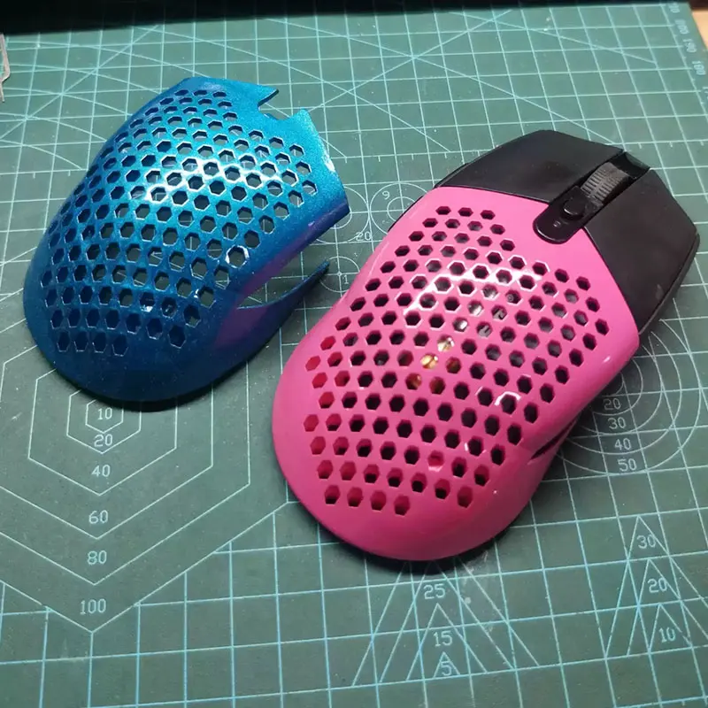 Mouse nirkabel untuk Logitech G304 G305 Magic dimodifikasi 3D Printing Shell penutup baterai nilon Resin penutup belakang penurunan berat badan