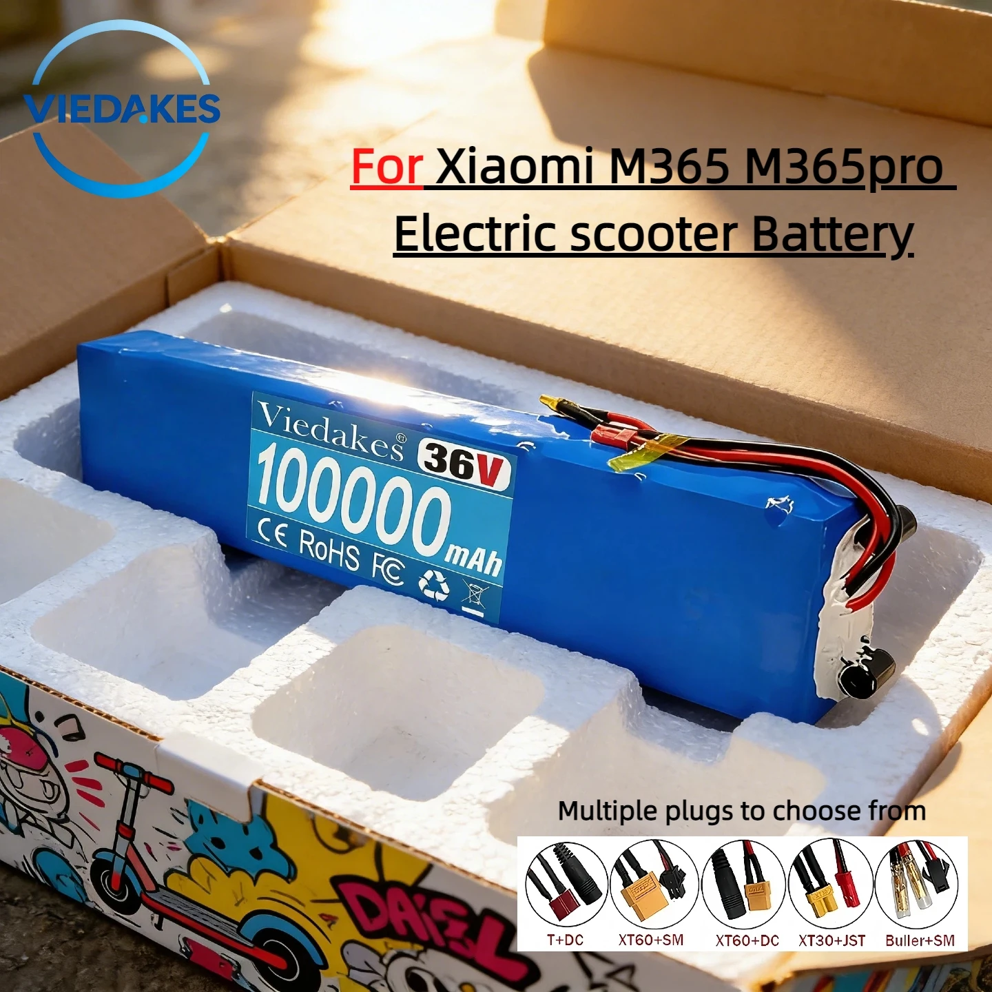 

10s3p 36v battery For Xiaomi M365 M365pro Electric scooter battery 100Ah Commuter Essential 10s3p scooter battery Daily Ride