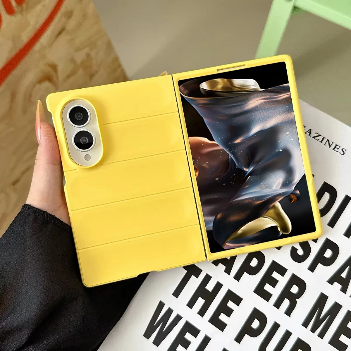 Skin Feel Phantom Shield Phone Case for Samsung Galaxy Z Fold 8 7 6 5 4 3 Fold8Ultra Fold8 Protective Shockproof Back Cover