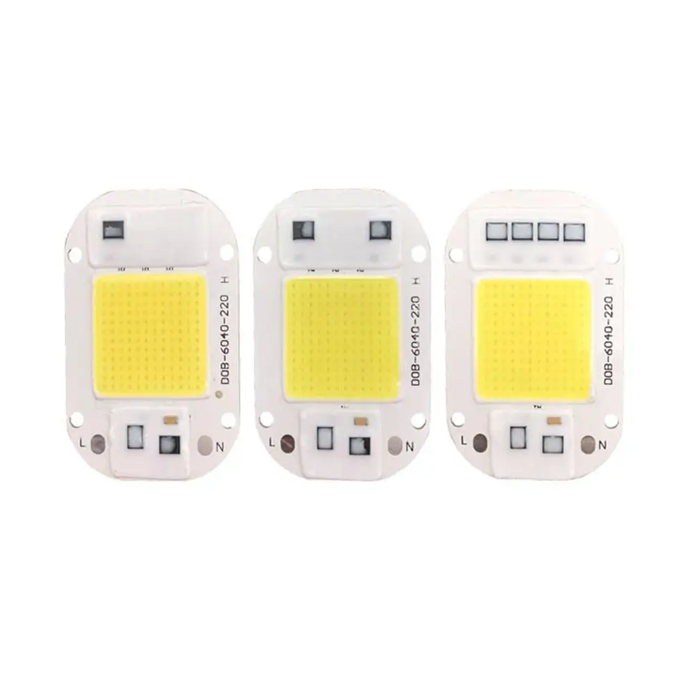 COB Module Driverless 220V 20W 30W Flip DOB 50w Led Chip Lamp Beads For Spotlight Floodlight Plants Growing Grow Light Tent