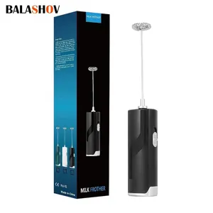 Milk Foamer Electric Mixer Mini Mixer, drahtloser Kaffeemähler, tragbarer Eierschläger, Cappuccino -Frother für die Küche 12 Hauptverkauf Elektrische Handbuch Stapel - №10