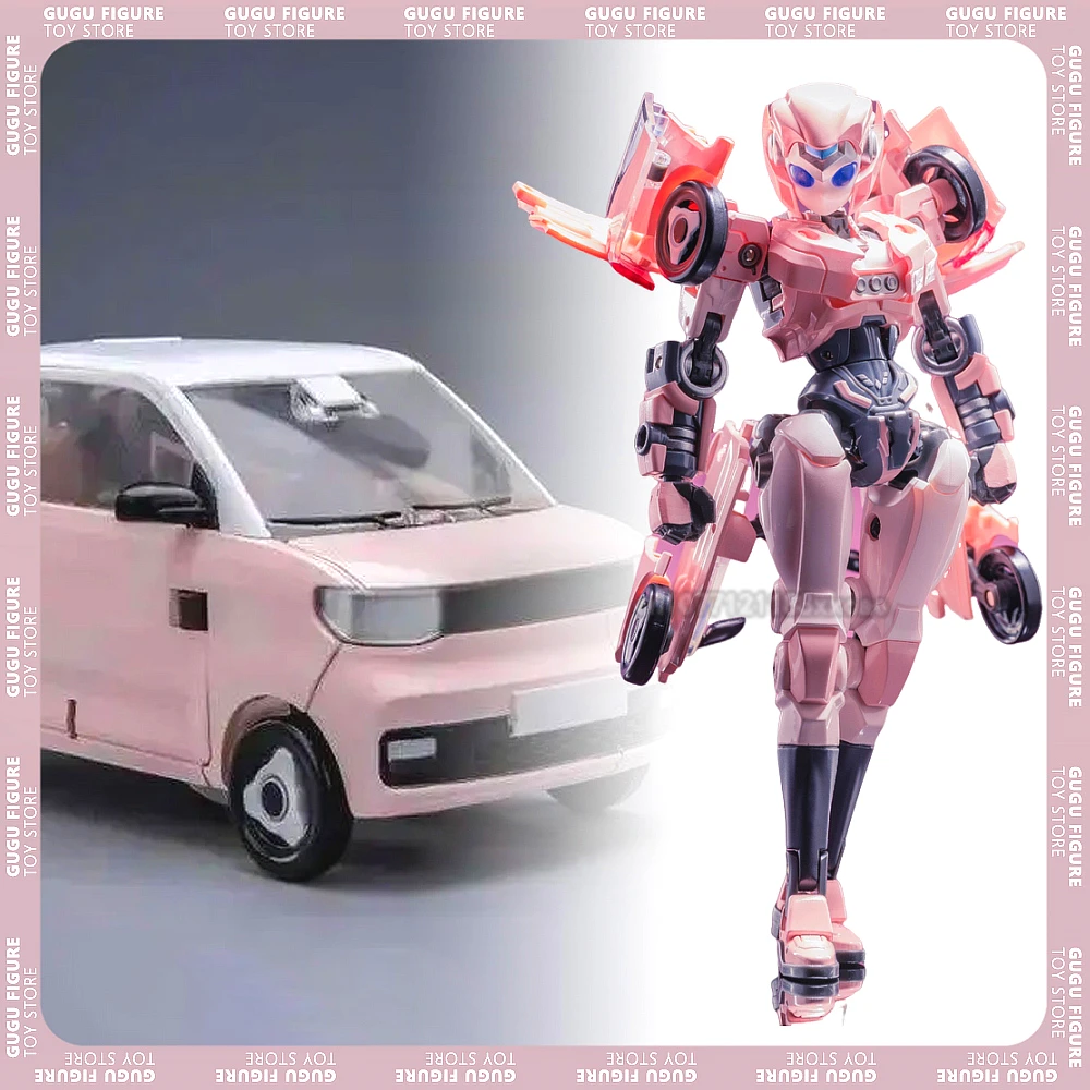 NEW Transformation Scifgure Industry In Stock 14cm Action Figures MINI EV Nebula Mini Car Movable Robots Toy Ornament Toys Gifts