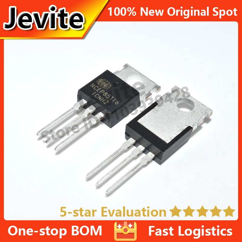 

Jevite 100% New Original electronics Controller 10-50 units/lote NCEP85T16 85T16 TO-220 85V 160A MOSFET transistor