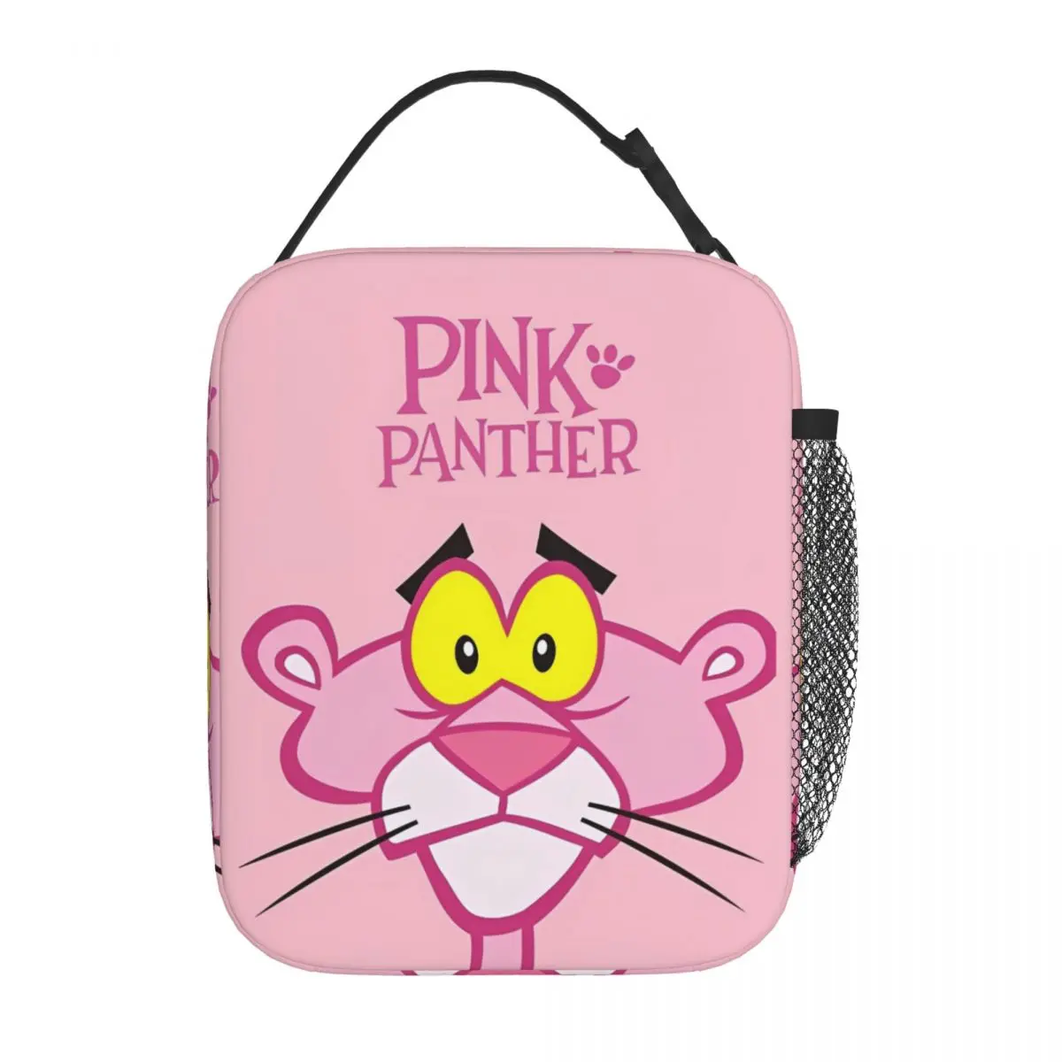 Pink Panther Insulated Lunch Bag Portable Meal Container Thermal Bag Tote Lunch Box Work Outdoor Girl Boy