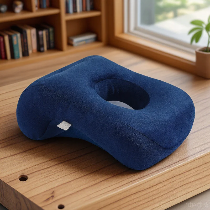 

Face Down Pillow Nap Pillow For Desk Office School Travel Arm Hole Design Breathable Comfortable Support