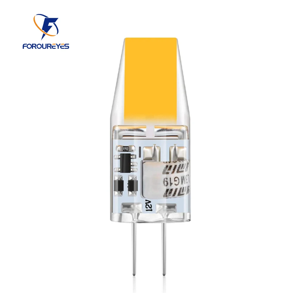 12V G4 LED Bulb 3W 1508 COB No Flicker Silicone Energy Saving Lampada LED Lamp Replace Halogen For Chandelier Lighting