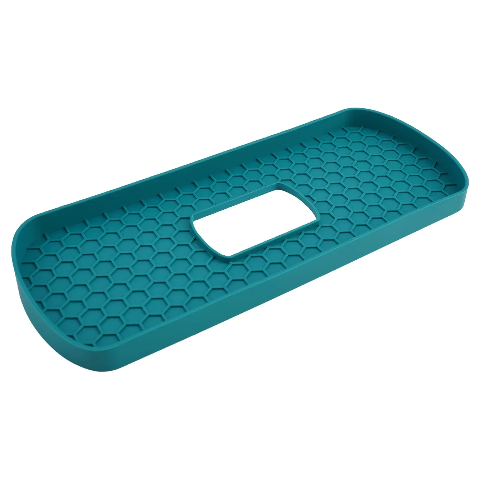 Bandeja dispensadora de almofada de drenagem flexível, bandeja de drenagem, tapete de secagem de torneira, flexível e resistente, generoso para armazenamento de moda
