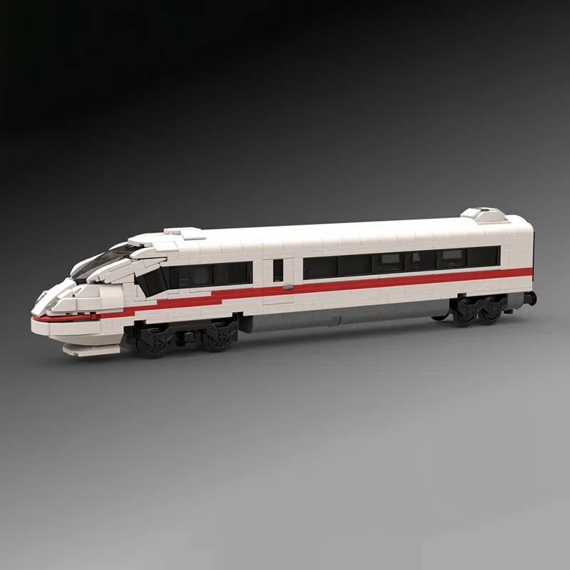 Moc Bausteine BR403 EIS 3, deutsche High-Speed-Zug-Technologie, modulare Ziegel, Modell, Geschenke, Weihnachten, Spielzeug, DIY-Sets, Montage