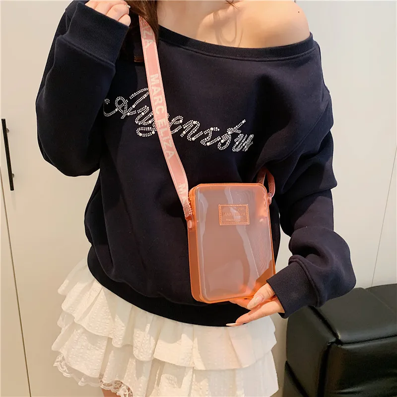 

2025 Trendy Women's Versatile Bag - Transparent Jelly Style, Minimalist Stylish, Shoulder/Crossbody Bag