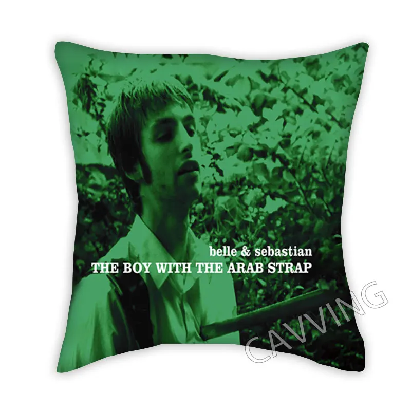 Belle and Sebastian  3D Printed  Polyester Decorative Pillowcases Throw Pillow Cover Square Zipper Cases Fans Gifts Home Decor