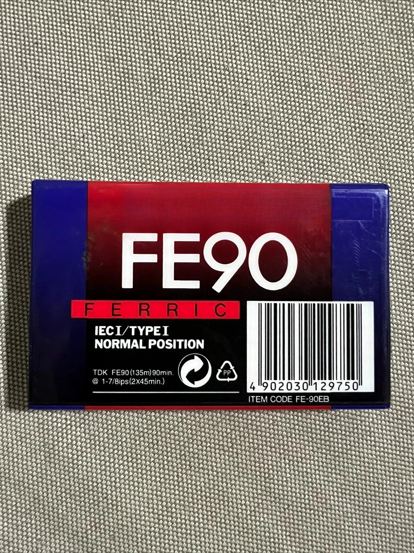 New and unopened blank tape for TDK FE90