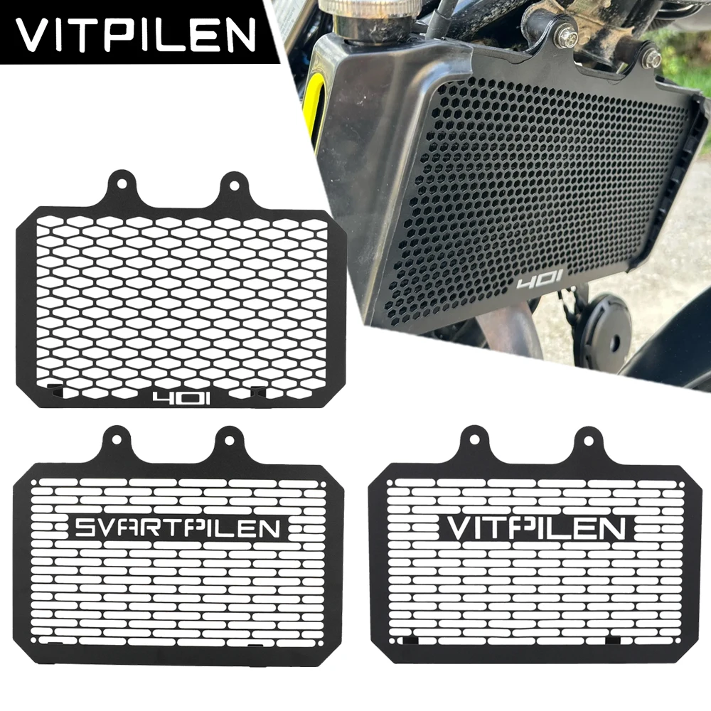 

Motorcycle Radiator Guard Protection Grille Grill Cover For Husqvarna Vitpilen 401 Svartpilen 401 2018 2019 2020 2021 2022 2023