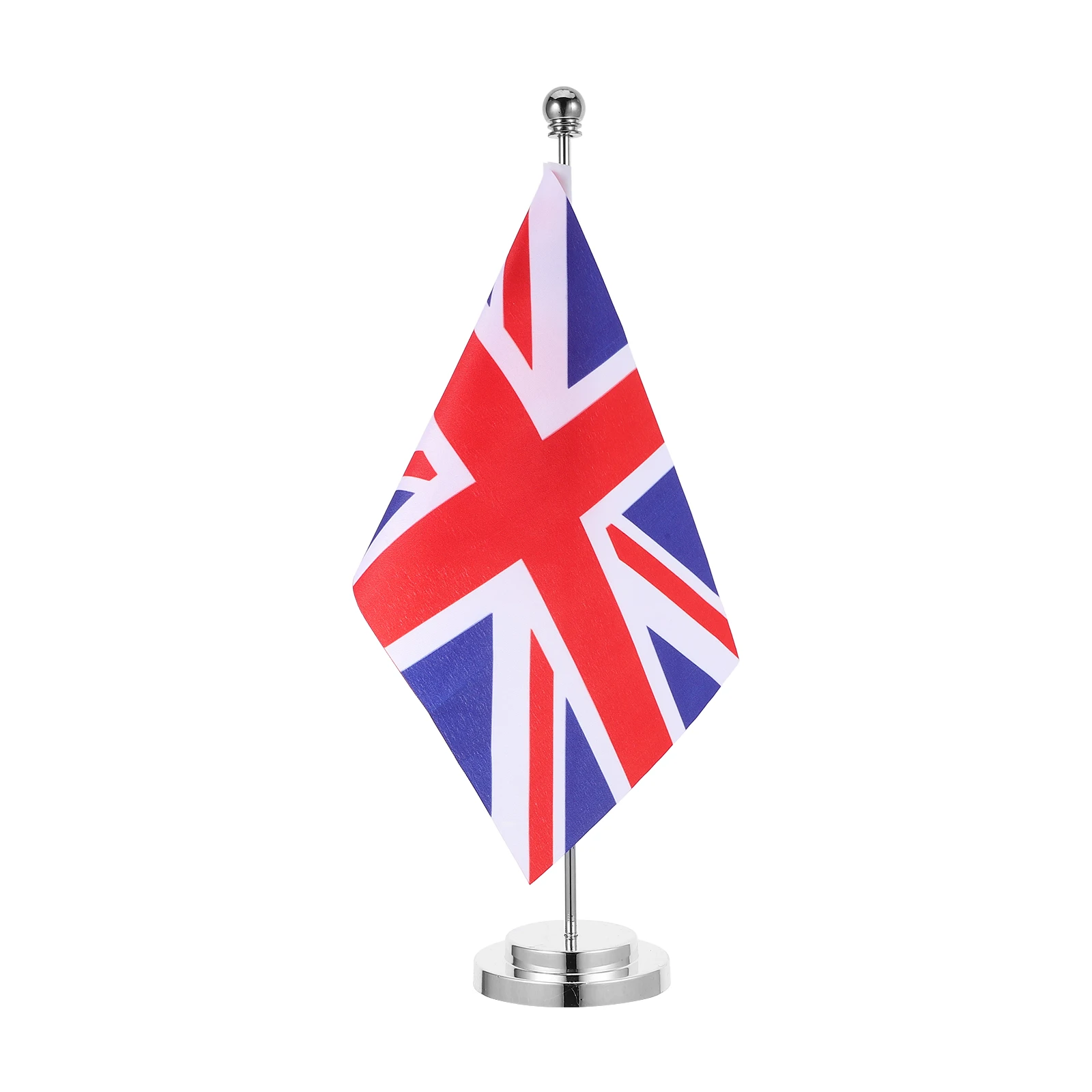 British Table Desk Union England Mini Jack Office Home Party Mini Uk Flags With Stand Decor UK Banner Small Flags