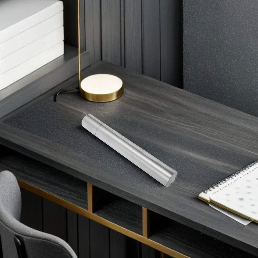 

2 шт. элегантный цилиндр для хранения документов из нержавеющей стали для домашнего офиса, путешествий и использования на открытом воздухе, трубка для документов, трубка для сертификата