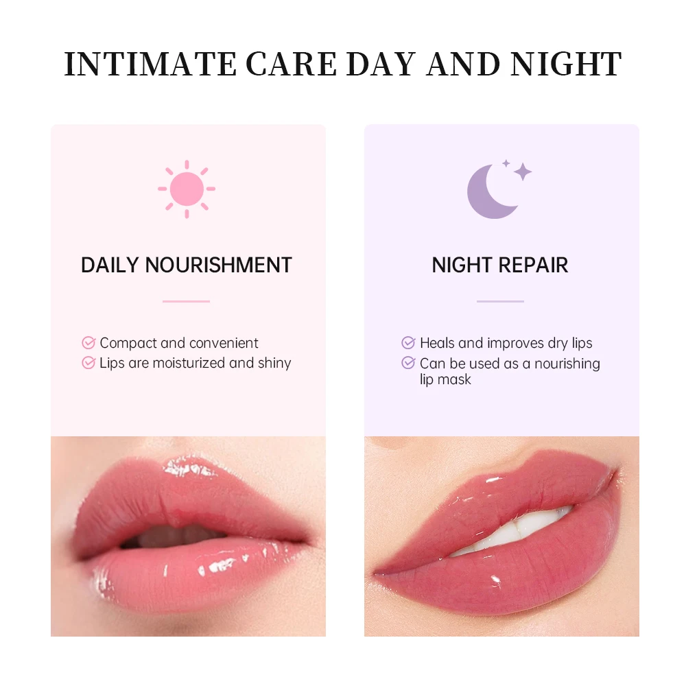 15g Moisturizing Peptide Lip Treatment Lip Mask Gel To Remove Dead Skin Lipstick Base Lip Cream Lip Care Lip Butter Balm