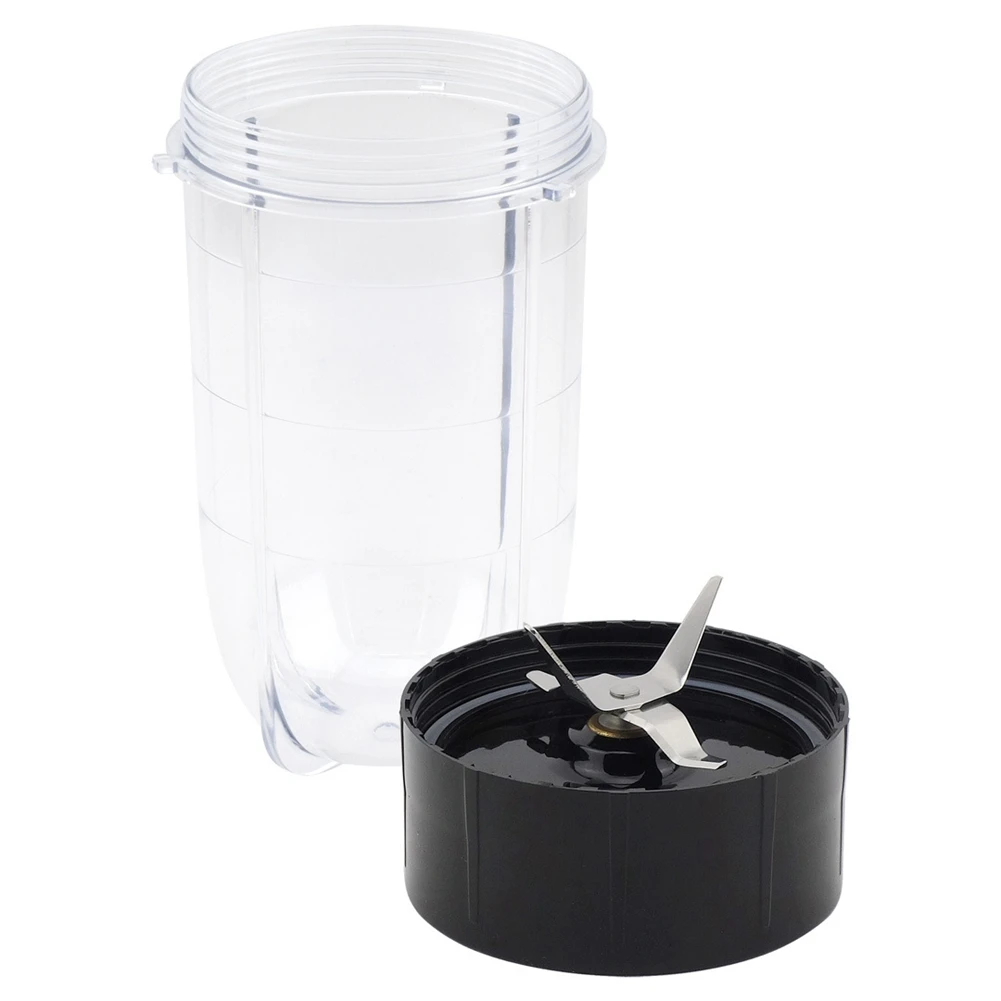 Replacement Cross Blade + 16Oz Cup Set for Magic Bullet, Replacement Parts Compatible with 250W MB1001 Blender