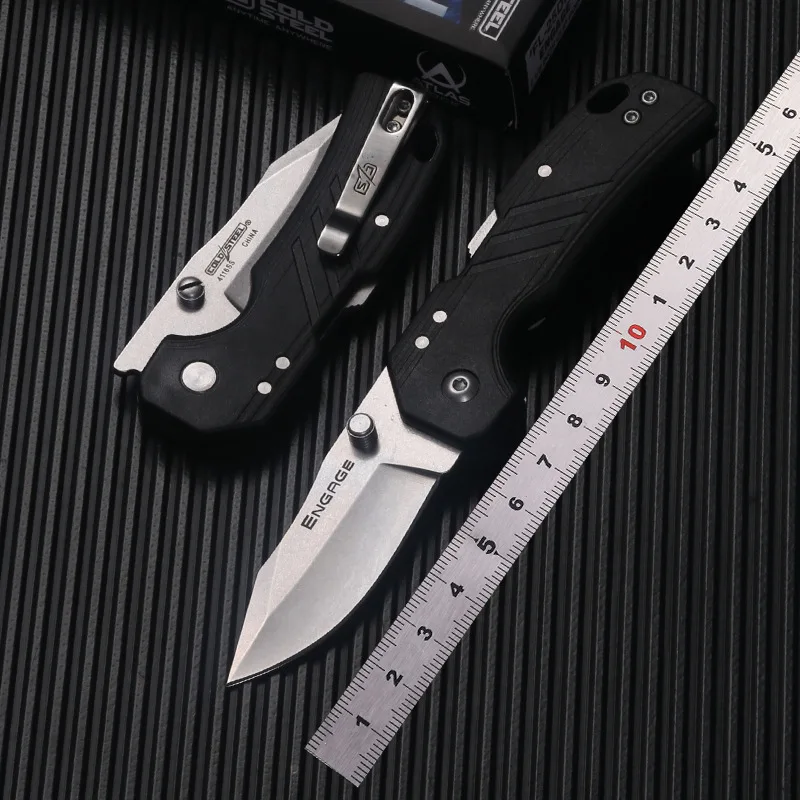 

High Quality Cold Steel Self-defense Folding Knife Portable Pocket Knife Sharp Tactical High Hardness Outdoor Folding Knife