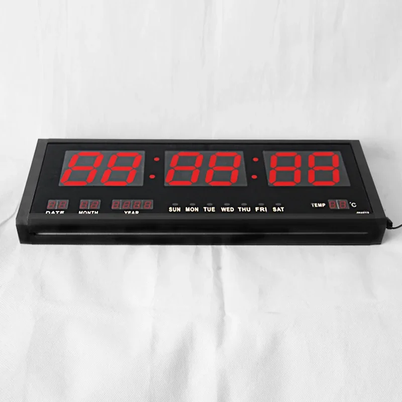 CP044 Smart Clock Electronic Digital Calendar Board for Living Room Office Conference Room Bedroom