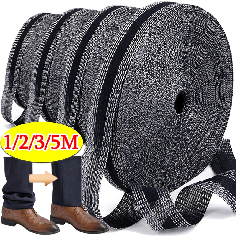 1-5M Self-Adhesive Pant Paste Tape Iron-on Hem Tape Trousers Leg Edge Shorten Sewing Tool DIY Sewing Fabric Clothing Accessories