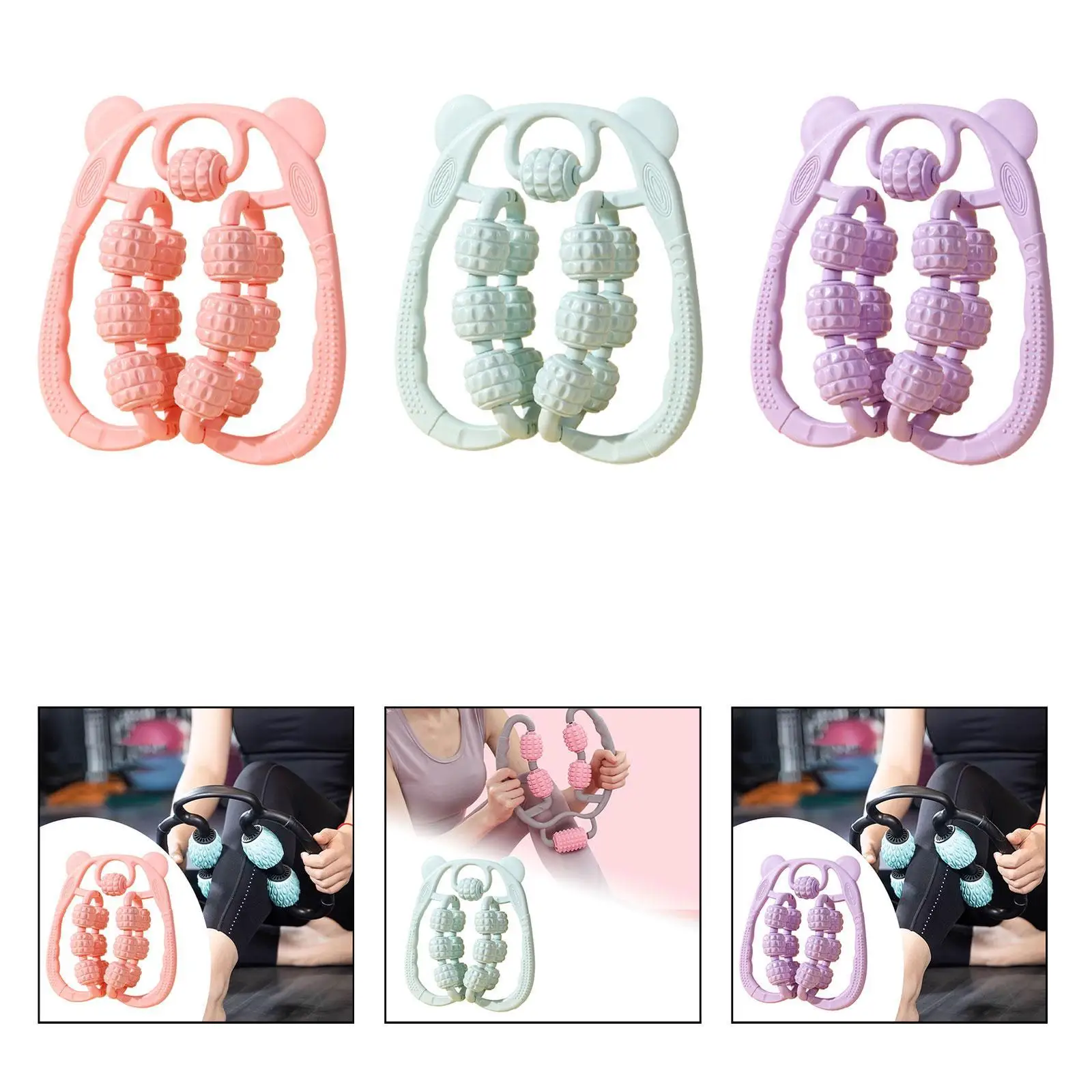 

Leg Massager Roller Handheld Exercise Calf Massage Tool for Gym Sports
