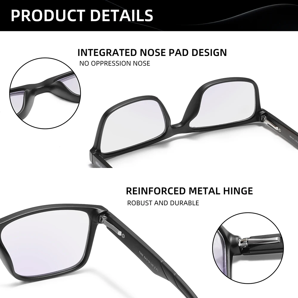 KINGSEVEN Trendy Anti Luce Blu Lenti Ottiche Occhiali Da Vista Miopia Ipermetropia Studenti di Moda Uomini/Donne Occhiali Da Lettura