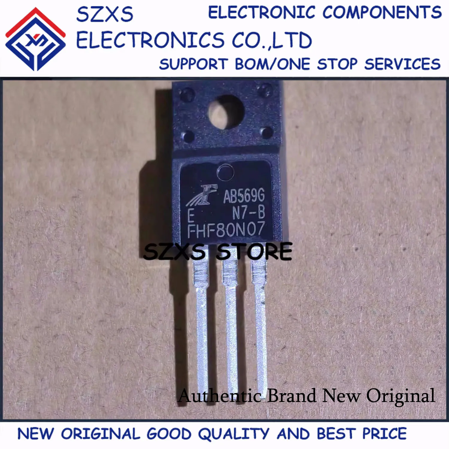 New Original 10Pcs FHF80N07 TO-220F 68V 80A MOSFET Field Effect Transistor Electronic Components Good