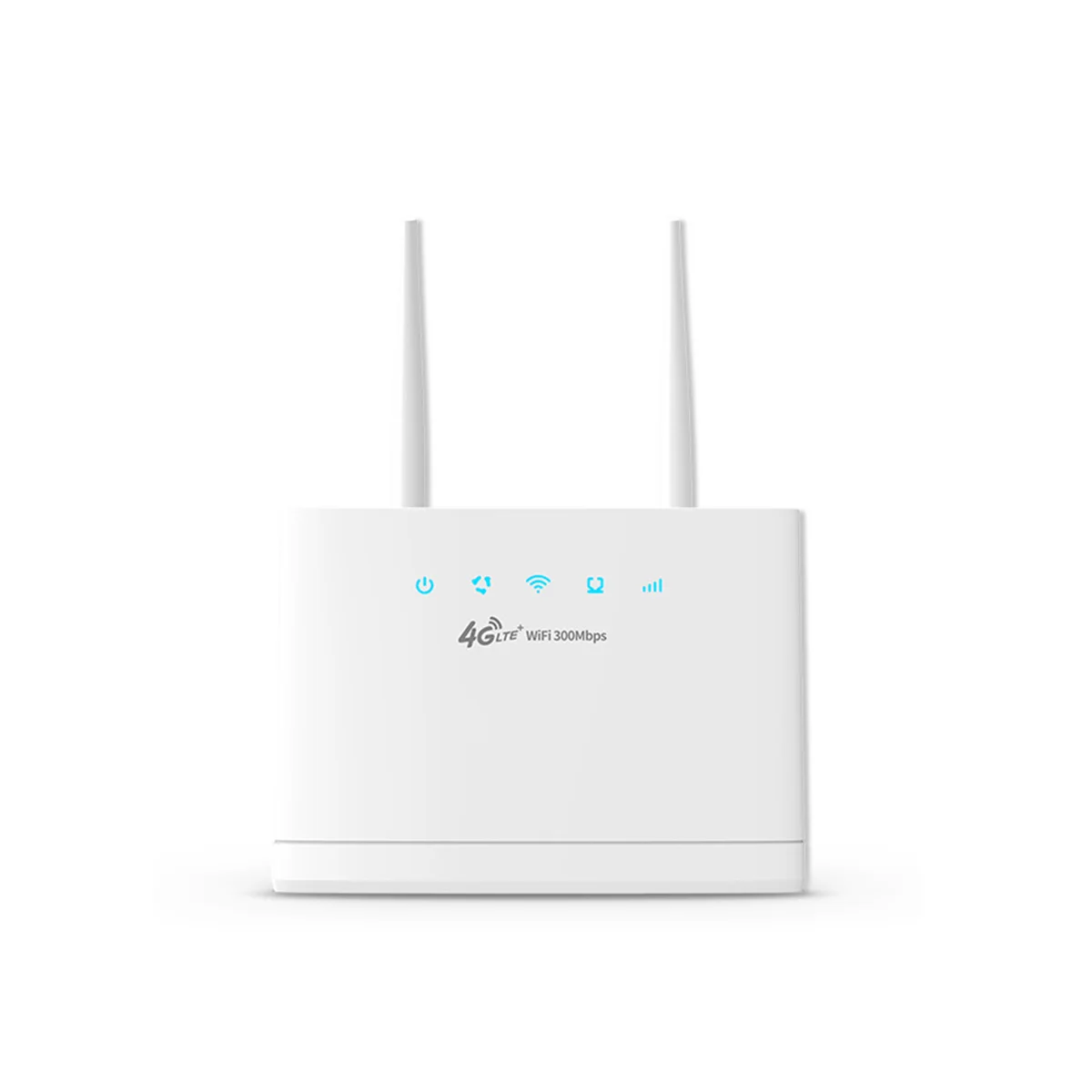 4G LTE Wifi Router SIM Card 300Mbps Wireless WiFi Router Home Hotspot Support 4G to LAN Port 16 WiFi Users-EU Plug