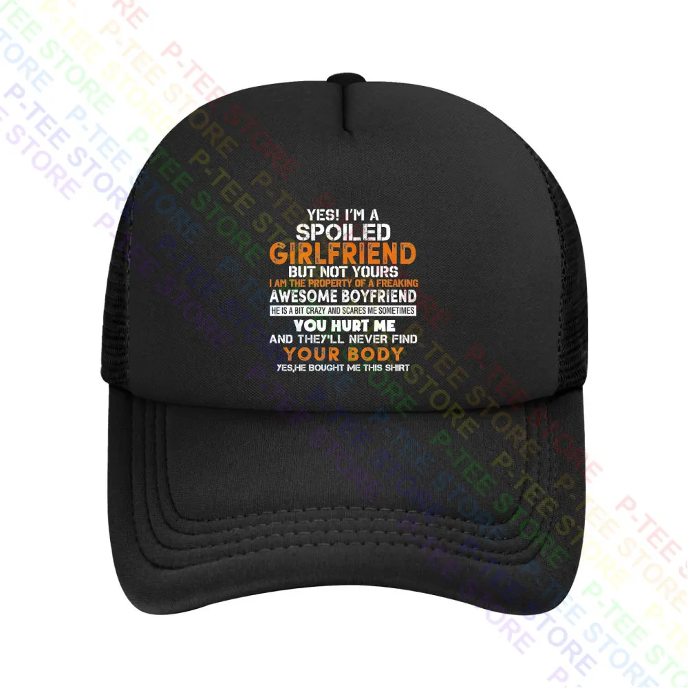 I'M A misted Girlfriend, Crazy Boyfriend gorra de béisbol, gorras Snapback, sombrero de cubo de punto