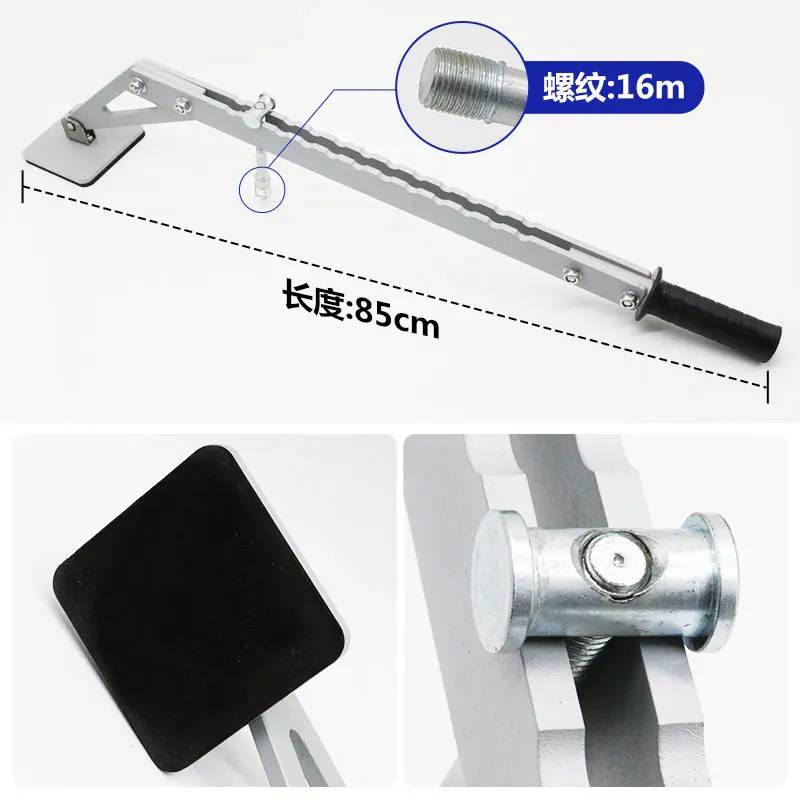 Dent pull rod portable multi-hook puller set single leg leveling rod car repair point pull rod puller 6 finger lifter