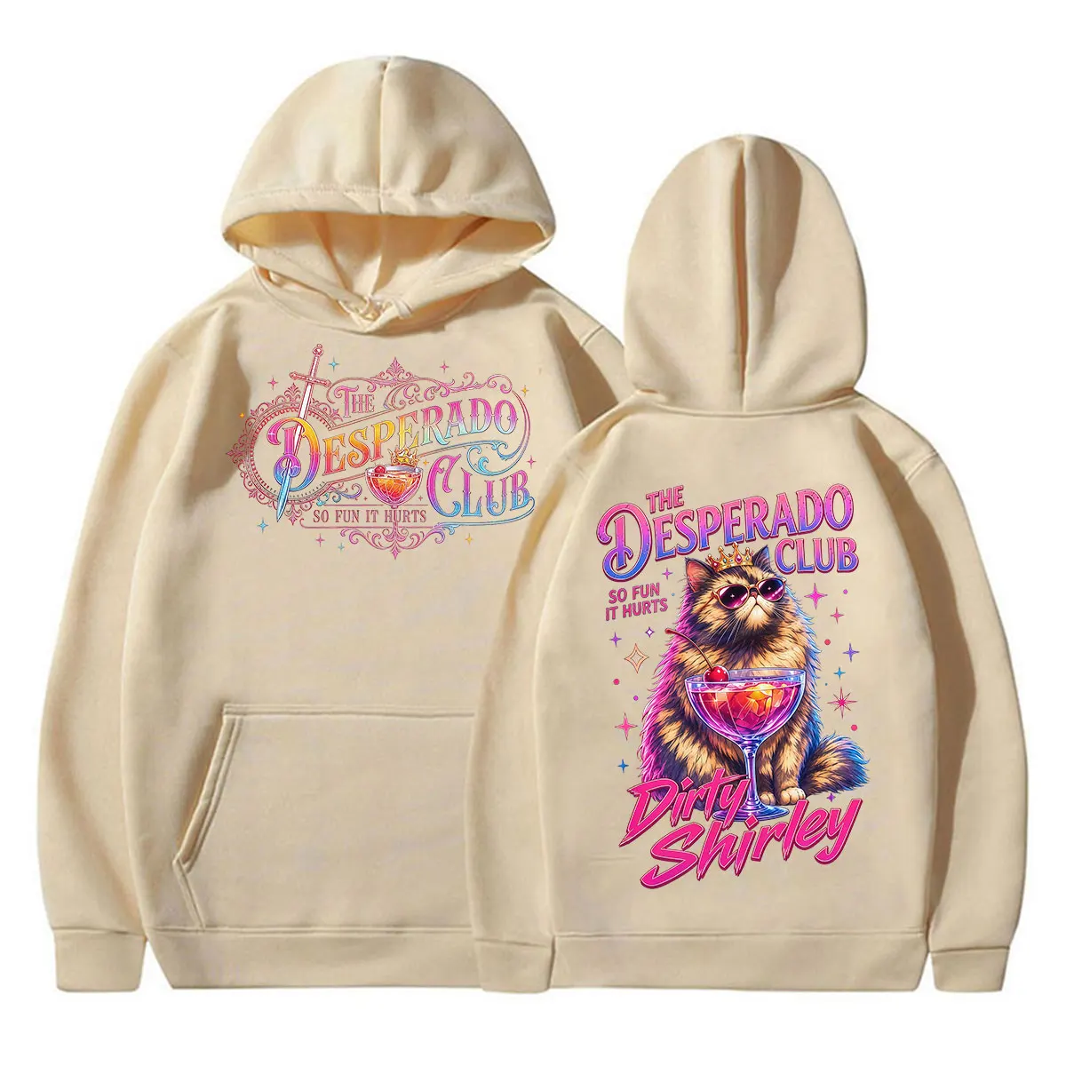 2026 Heißes Spiel Dungeon Crawler Carl Prinzessin Donut Print Hoodie für Männer und Frauen, Lässiger Langarm-Mode-Vintage-Pullover – Detail 6