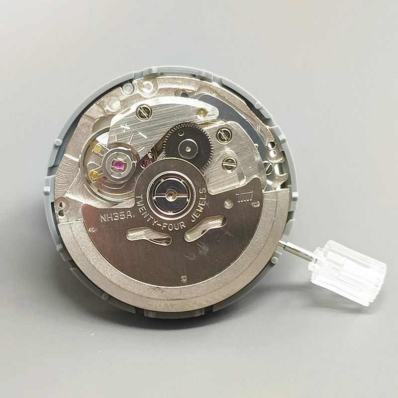 Mod NH35 NH35A corona de movimiento a las 3,0/3,8 en punto movimiento mecánico automático SKX007 SKX009 SRPD esfera de fecha dorada movimiento nh35