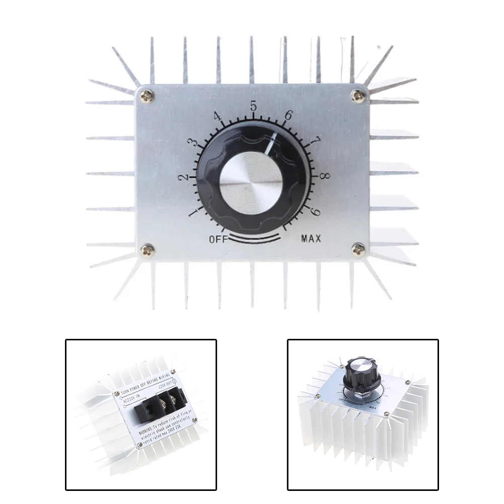 85*70*40mm Home Voltage Control Metal Casing Regulator Efficient Heat Dissipation Multiple Electrical Applications