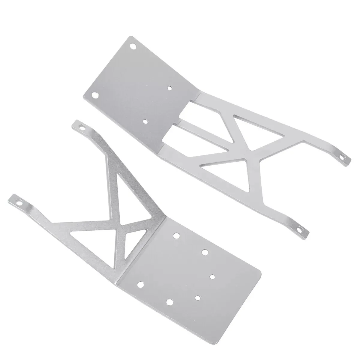1/10 RC Aluminum Front and Rear Skid Plate for Traxxas 2WD Slash F-150 Slash VXL Replacement Parts #5837